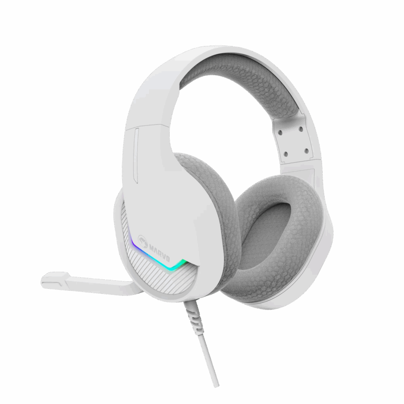 HEADSET MARVO SCORPION H8618 WHITE - Image 3