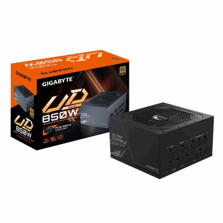 FUENTE DE PODER GIGABYTE UD FULL MODULAR 850W 80 PLUS GOLD PCIe G5 ATX3.0