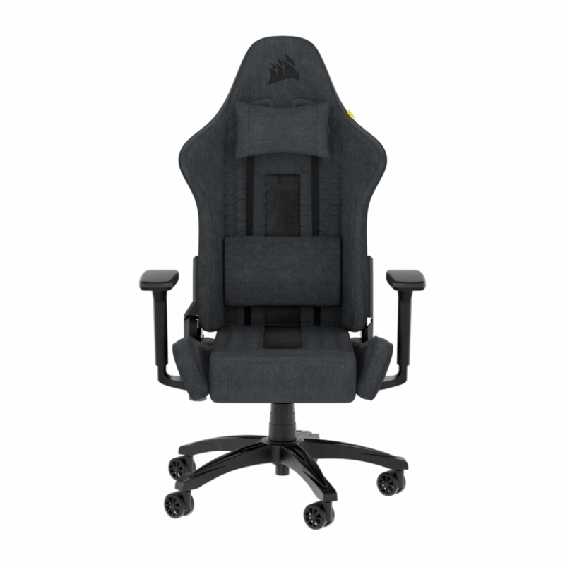 SILLA GAMER CORSAIR TC100 RELAXED FABRIC GRAY - Image 4