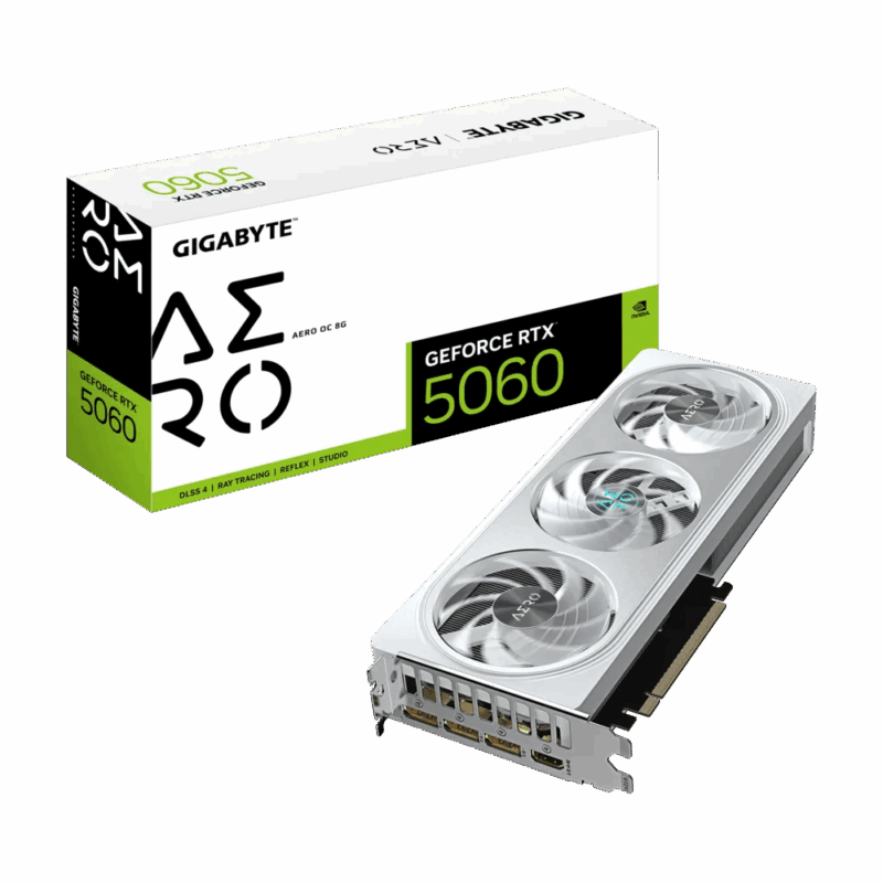 TARJETA DE VIDEO GIGABYTE RTX 5060 AERO OC 8G