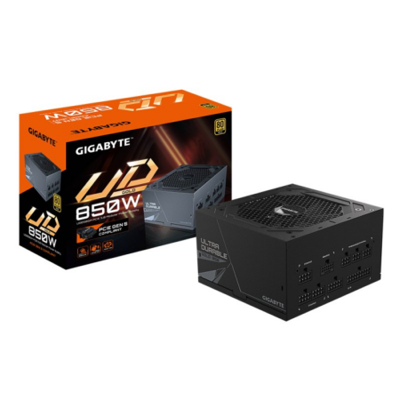 FUENTE DE PODER GIGABYTE UD FULL MODULAR 850W 80 PLUS GOLD PCIe G5 ATX3.0