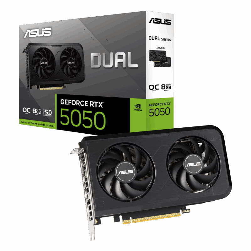 TARJETA DE VIDEO ASUS DUAL RTX 5050 8GB OC EDITION