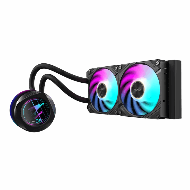 COOLER LIQUIDA GIGABYTE AORUS WATERFORCE X II 240MM LCD - Image 4