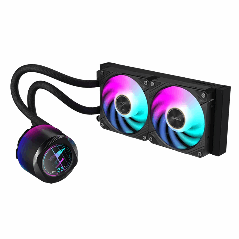 COOLER LIQUIDA GIGABYTE AORUS WATERFORCE X II 240MM LCD - Image 5