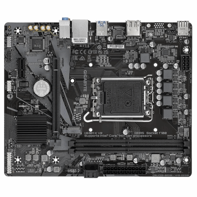 MAINBOARD GIGABYTE H610M-K V2 - Image 4