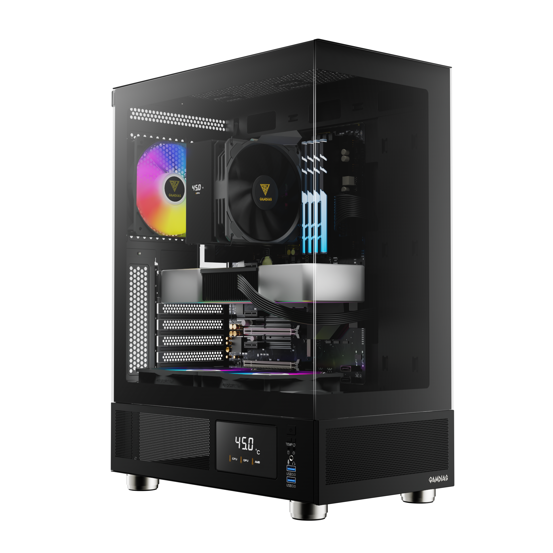 CASE GAMDIAS ATLAS E1 BLACK