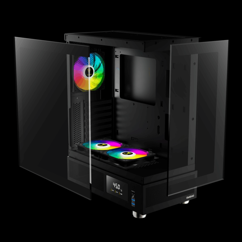 CASE GAMDIAS ATLAS E1 BLACK - Image 3