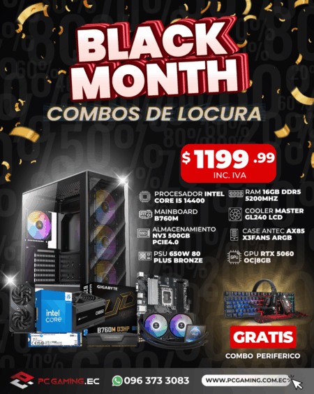 PC PROMO I5 14400 + RTX 5060 OC 8GB