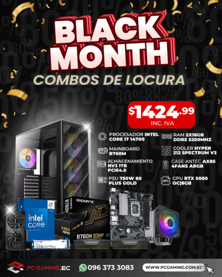 PC PROMO I7 14700 + RTX 5060 OC 8GB