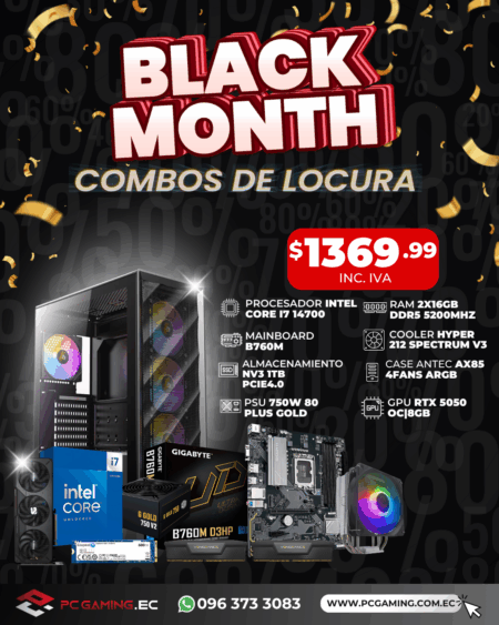 PC PROMO I7 14700 + RTX 5050 OC 8GB