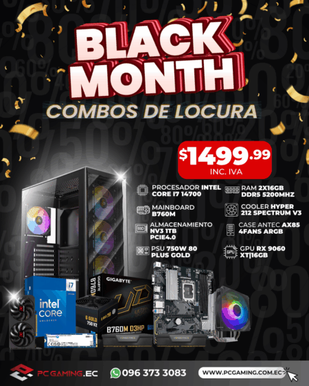 PC PROMO I7 14700 + RX 9060XT 16GB