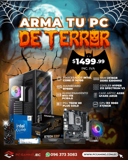 PC PROMO I7 14700 + RX 9060XT 16GB
