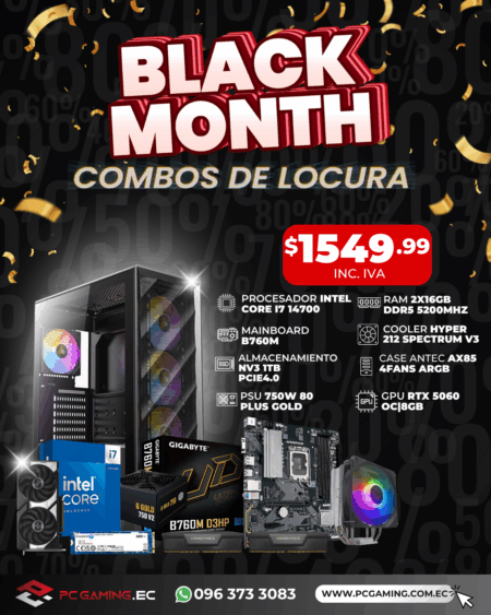 PC PROMO I7 14700 + RTX 5060 OC 8GB