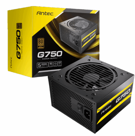 FUENTE DE PODER ANTEC G750 80PLUS GOLD BLACK