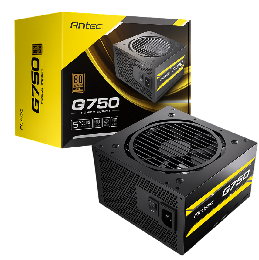 FUENTE DE PODER ANTEC G750 80PLUS GOLD SEMIMODULAR BLACK