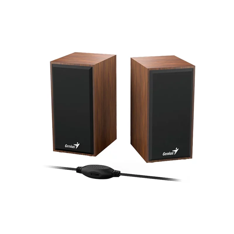 PARLANTES GENIUS SP-HF180 USB WOOD GP-190006 - Image 3
