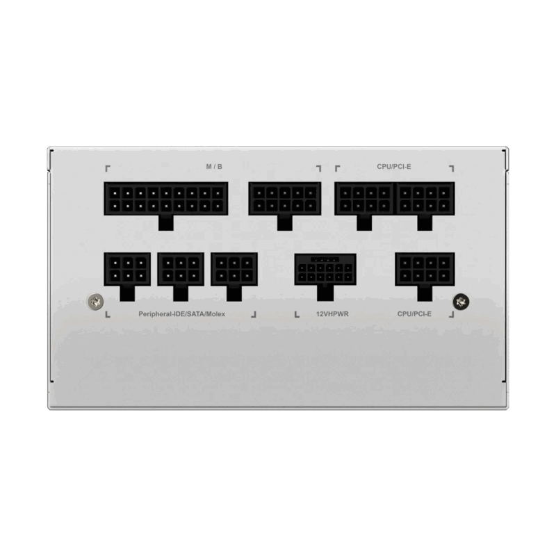 FUENTE DE PODER GIGABYTE UD FULL MODULAR 850W 80 PLUS GOLD PCIe G5 ATX3.0 WHITE - Image 7