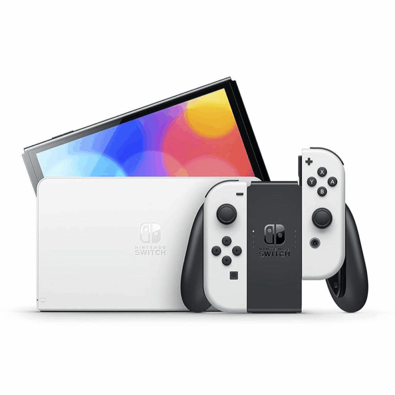 CONSOLA NINTENDO SWITCH OLED JOY WHITE - Image 4