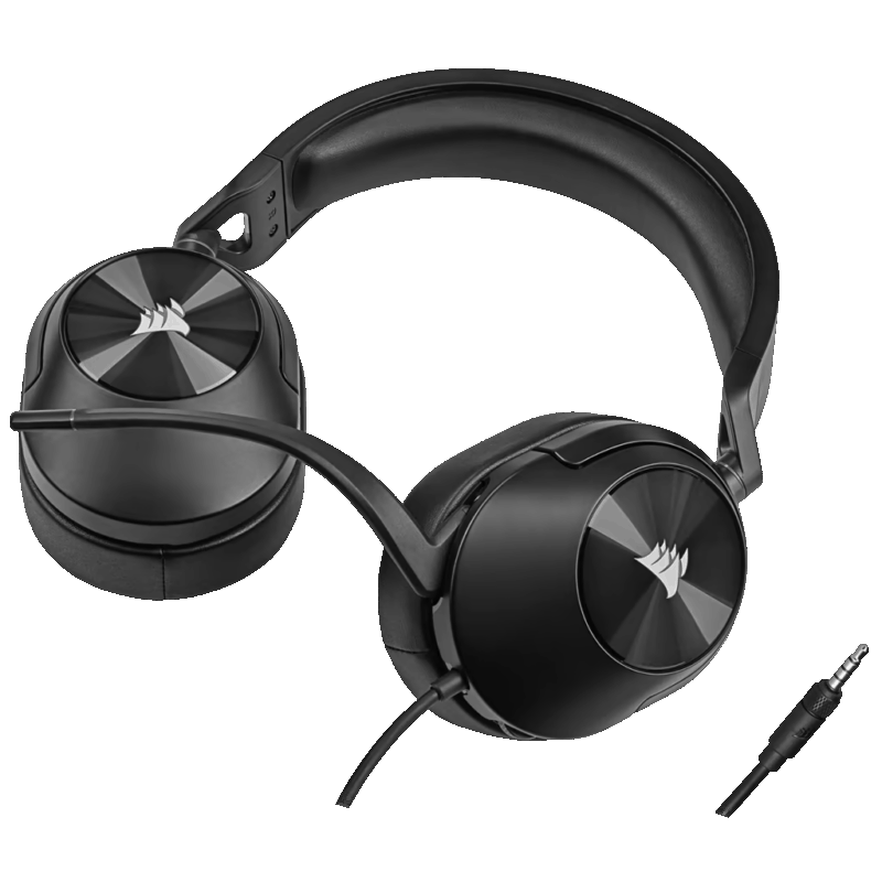 HEATSET CORSAIR HS55 STEREO BLACK - Image 4