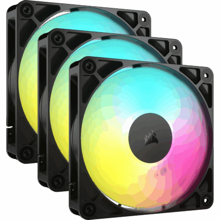 PACK DE FANS CORSAIR RS120 ARGB X3