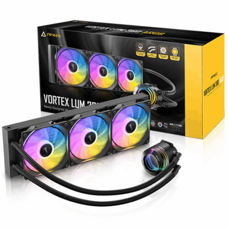 COOLER LIQUIDO ANTEC VORTEX LUM 360MM ARGB BLACK