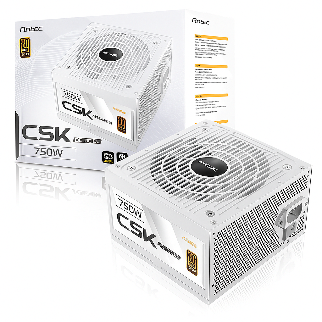 FUENTE DE PODER ANTEC CSK750DC 80PLUS BRONZE 5.1 WHITE
