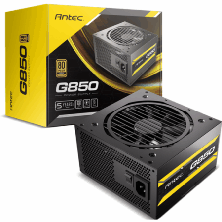 FUENTE DE PODER ANTEC G850 80PLUS GOLD SEMIMODULAR BLACK