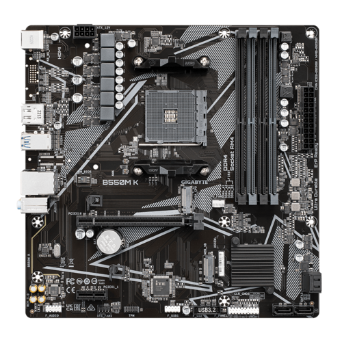 MAINBOARD GIGABYTE B550 K AM4 - Image 2