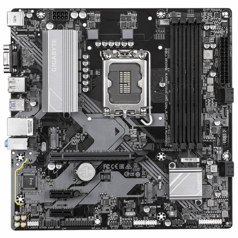 MAINBOARD GIGABYTE B760 M D3HP LG1700 - Image 2