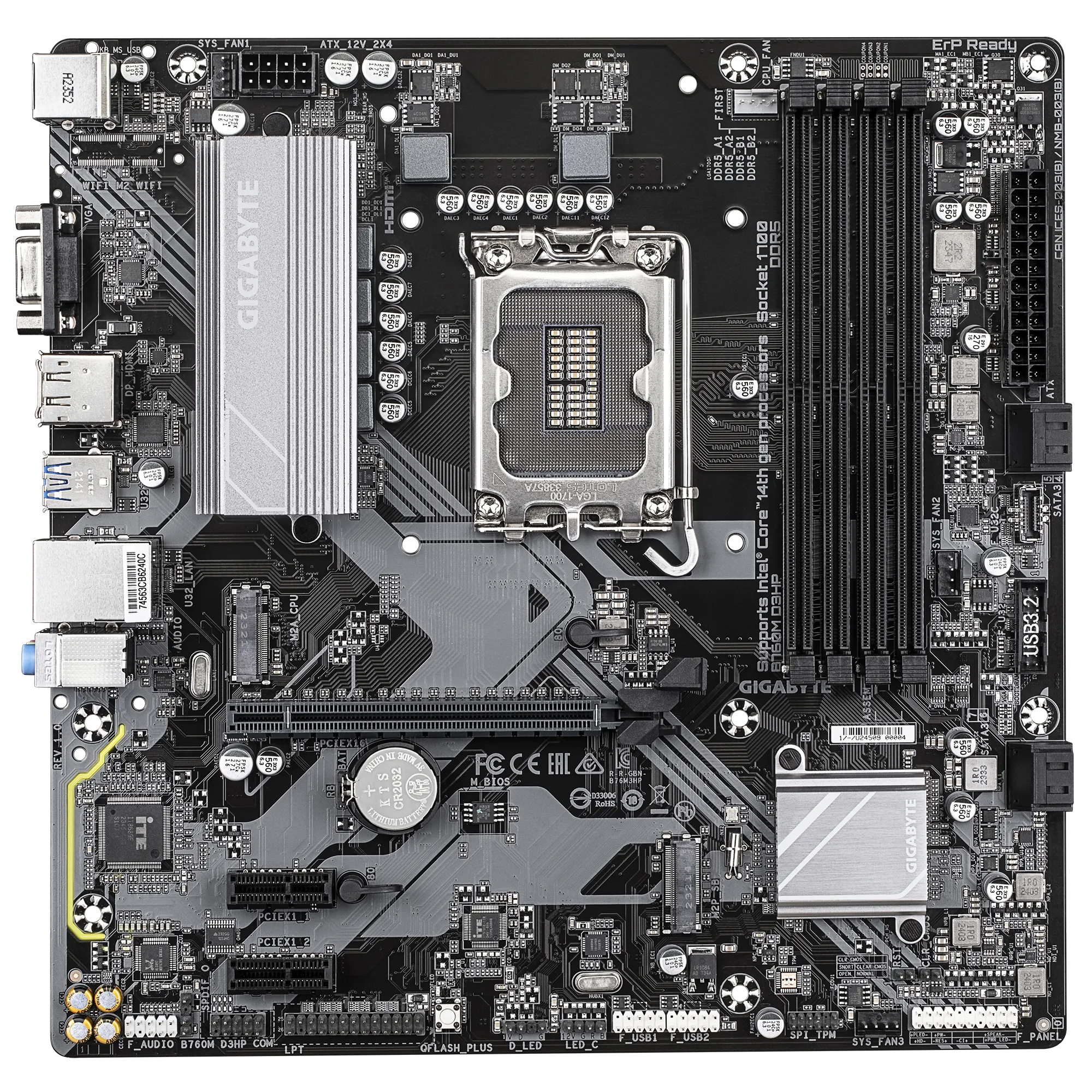 MAINBOARD GIGABYTE B760 M D3HP LG1700 - Image 2
