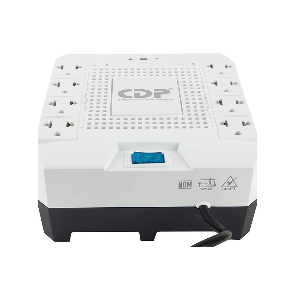 REGULADOR CDP AVR1808 1800VA-1000W 8 Outlets NEMA-15R 120V