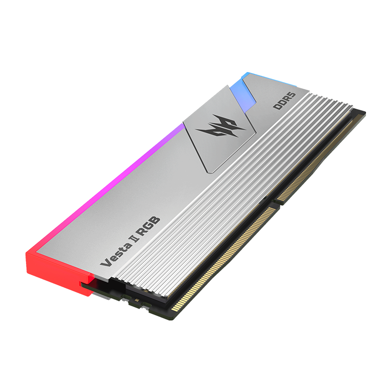 MEMORIA RAM PREDATOR VESTA II RGB 32GB (16x2) DDR5-7200MHZ PLATA - Image 2