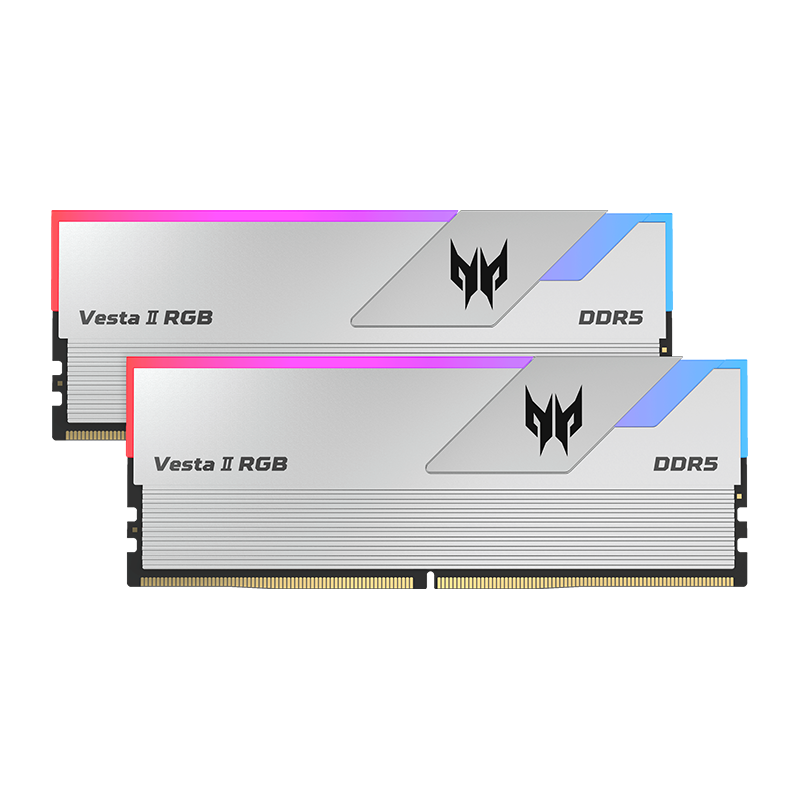 MEMORIA RAM PREDATOR VESTA II RGB 32GB (16x2) DDR5-7200MHZ PLATA