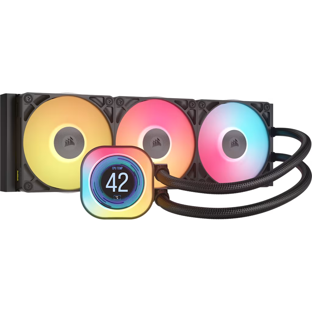 COOLER LIQUIDO COSAIR ICUE LINK TITAN 360MM RX LCD BLACK