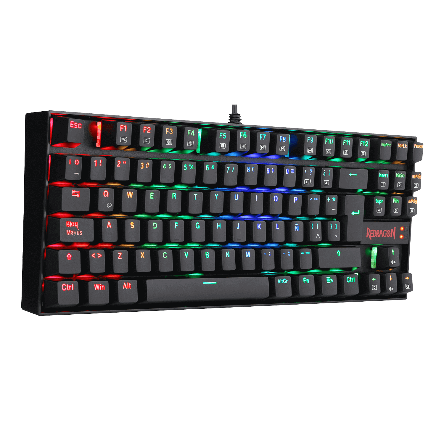 TECLADO REDRAGON MECANICO KUMARA K522 RBG - Image 2