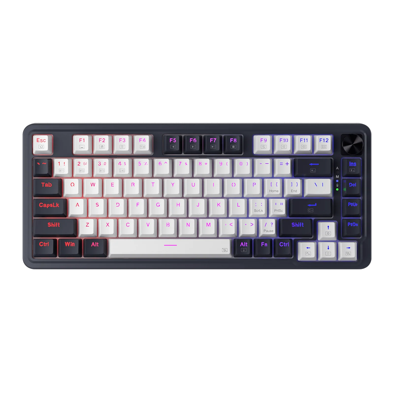 TECLADO REDRAGON UCAL PRO K673SP GRIS RGB