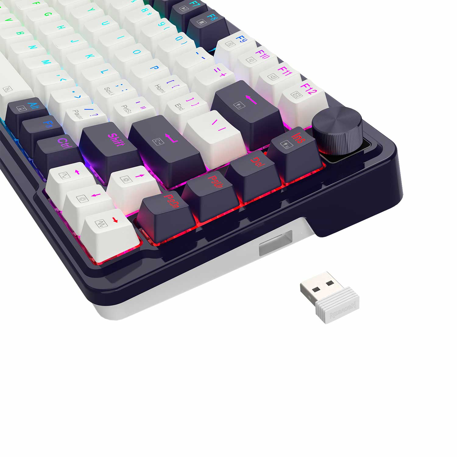 TECLADO REDRAGON UCAL PRO K673SP GRIS RGB - Image 3