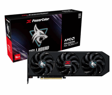 TARJETA DE VIDEO POWERCOLOR HELLHOUND RX 9060 XT 16GB