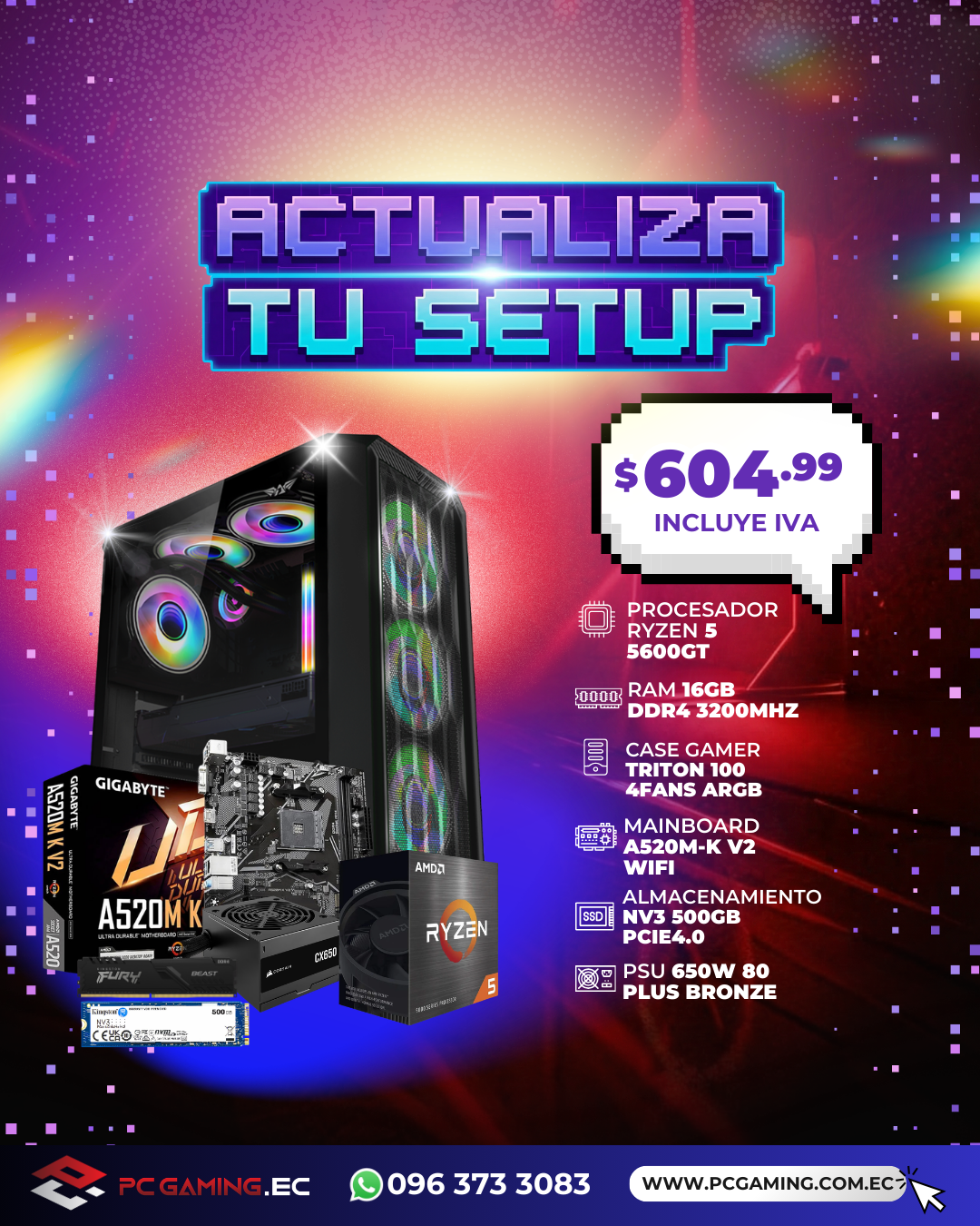 PC PROMO RYZEN 5 5600GT
