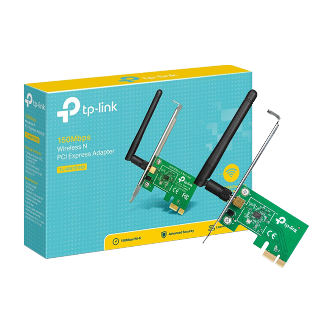 ADAPTADOR DE WIFI PCIE 150Mbps TP-LINK