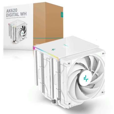 COOLER POR AIRE DEEPCOOL AK620 DIGITAL WHITE