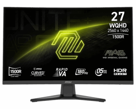MONITOR MSI 275CQF E18 27 PULG/ VA CURVO/ WQHD 2K/ 180HZ/ 0.5MS