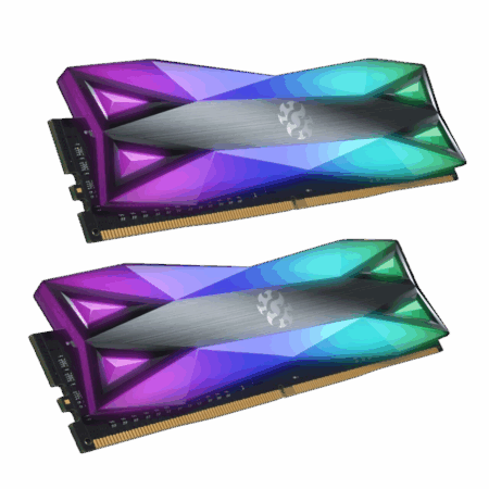MEMORIA RAM ADATA XPG 16GB 2X8GB DDR4-4133MHZ SPECTRIX D60G RGB GRAY