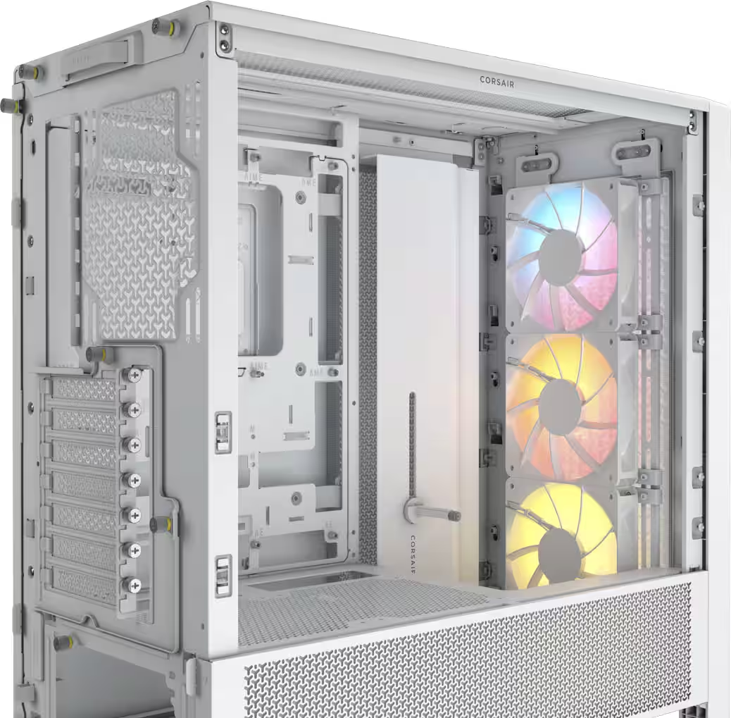 CASE CORSAIR 4000D RS X3FANS WHITE - Image 3