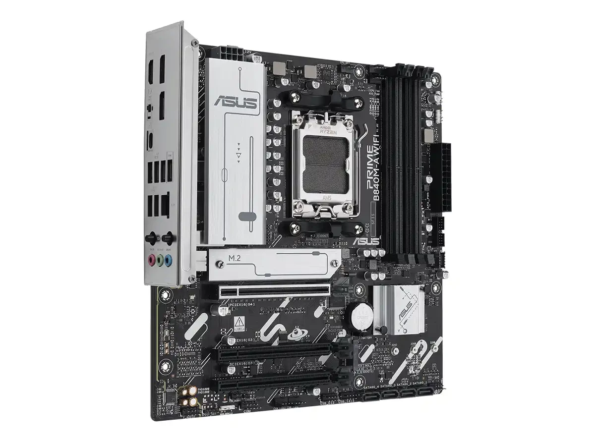 MAINBOARD ASUS PRIME B840M-A WIFI 4DDR5 AM5 M-ATX - Image 3
