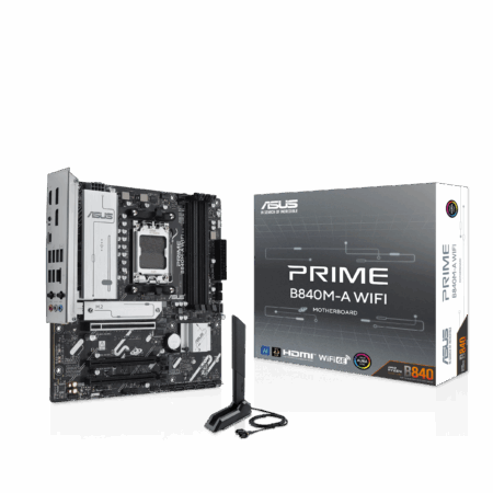 MAINBOARD ASUS PRIME B840M-A WIFI 4DDR5 AM5 M-ATX