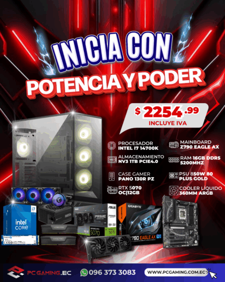PC PROMO I7 14700K + RTX 5070 12GB