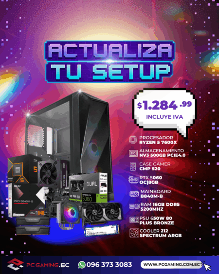 PC PROMO RYZEN 5 7600X + RTX 5060 8GB