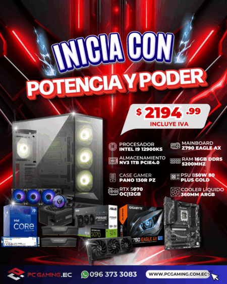 PC PROMO I9 12900KS + RTX 5070 12GB