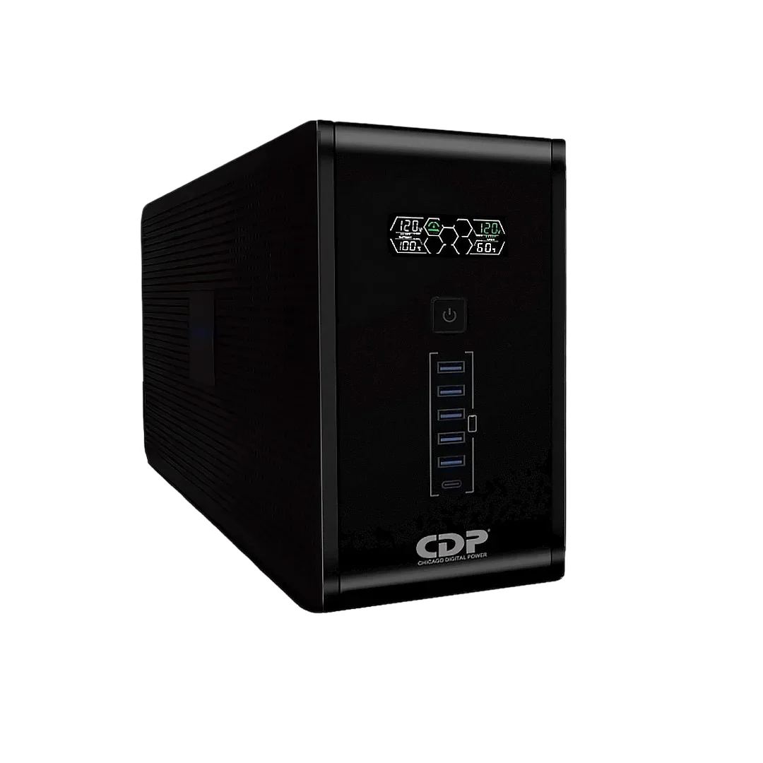 UPS CDP R-SMART 1210 INTERACTIVO 1200VA-720W 120V 5-AVR 5-SP RJ11-RJ45 PANT. LCD